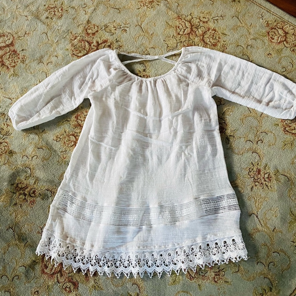 Gypsy 05 White Lace Trim Coverup